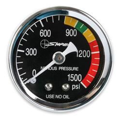 NOS GAUGE; N2O BLACK, 1-1/2, SNIPER;DRY