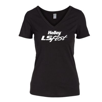 HOLLEY LS FEST LADIES' V-NECK T XL-1