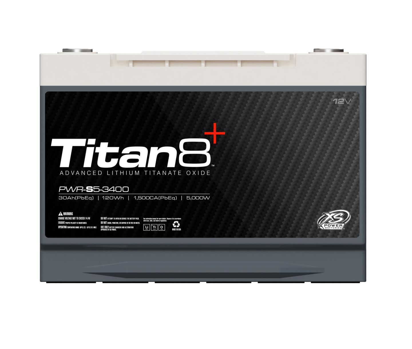 LITHIUM TITAN8 BATTERY 12V 11..8"
