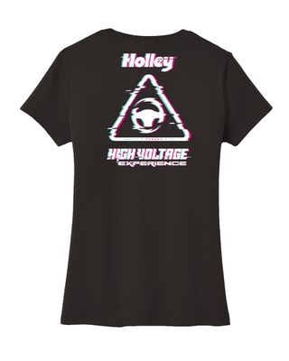High Voltage  LADIES LOGO TEE - BLACK V XL