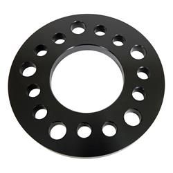 WHEEL SPACER, ALUMINUM, BLACK ANODIZED,