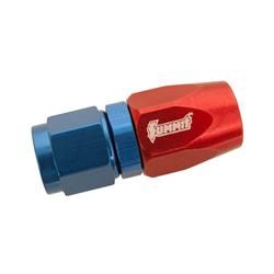 STRAIGHT, -8 AN HOSE END REDBLUE