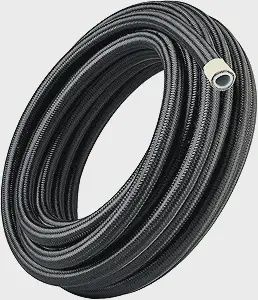 10AN PTFE E85 FUEL LINE HOSE NYLON BLACK