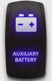 20A 10A 5-PIN ROCKER TOGGLE AUX BAT