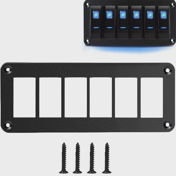 ALUMINUM HOUSING HOLDER PANEL 6
