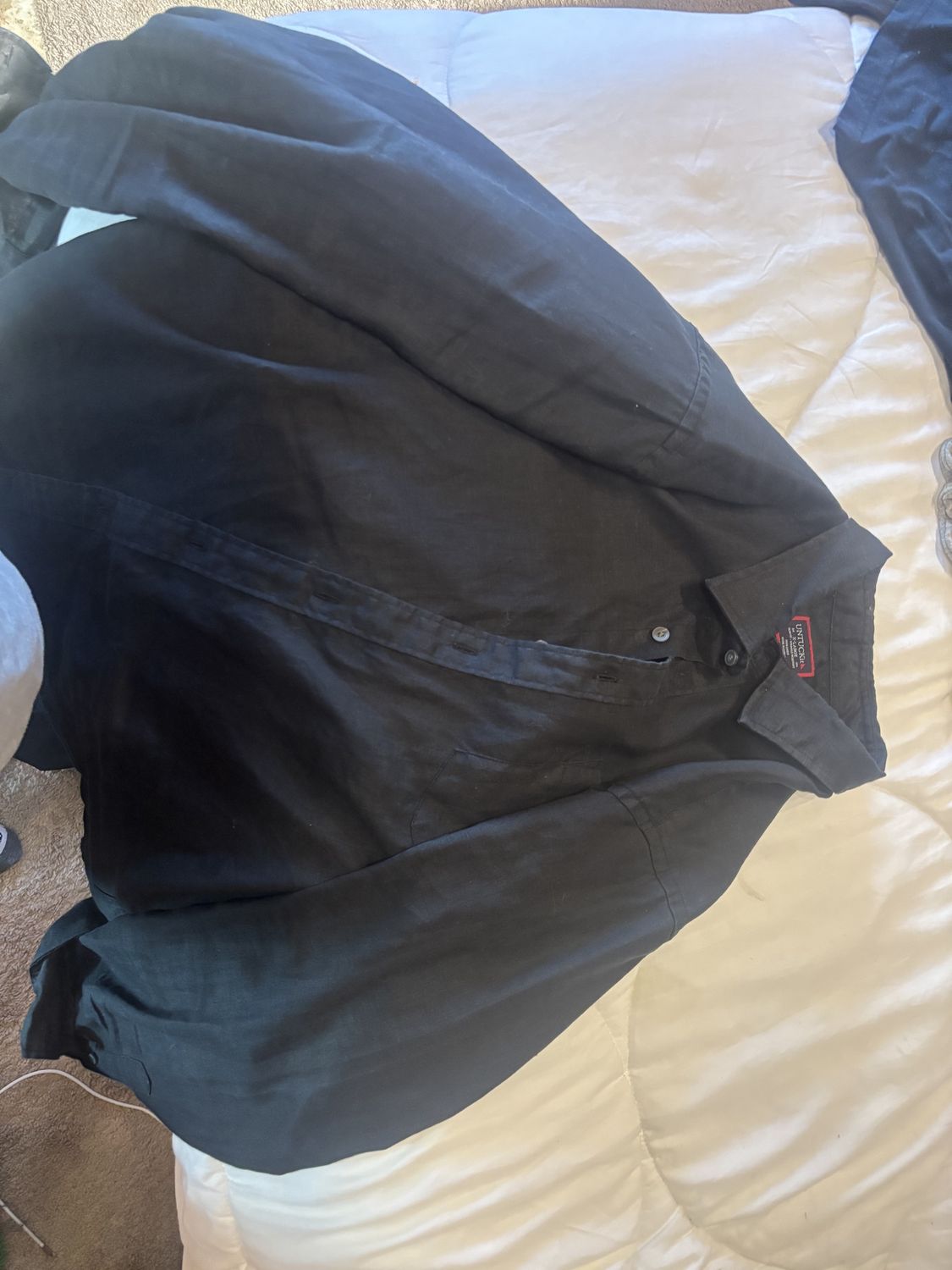 Button Down Black XL