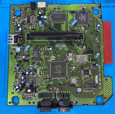 Sega Genesis Model 2 MK-1631 Console Bundle 2 Controllers Arcade Classics Cleaned 8463