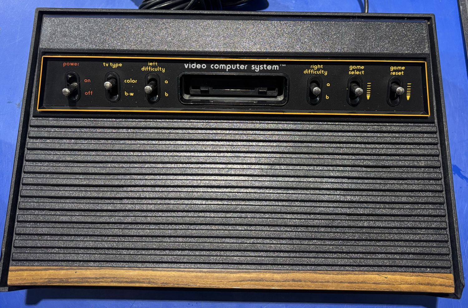 Atari 2600 Console CX-2600A w/ Power Adapter &amp; RCA Coax Converter – Tested