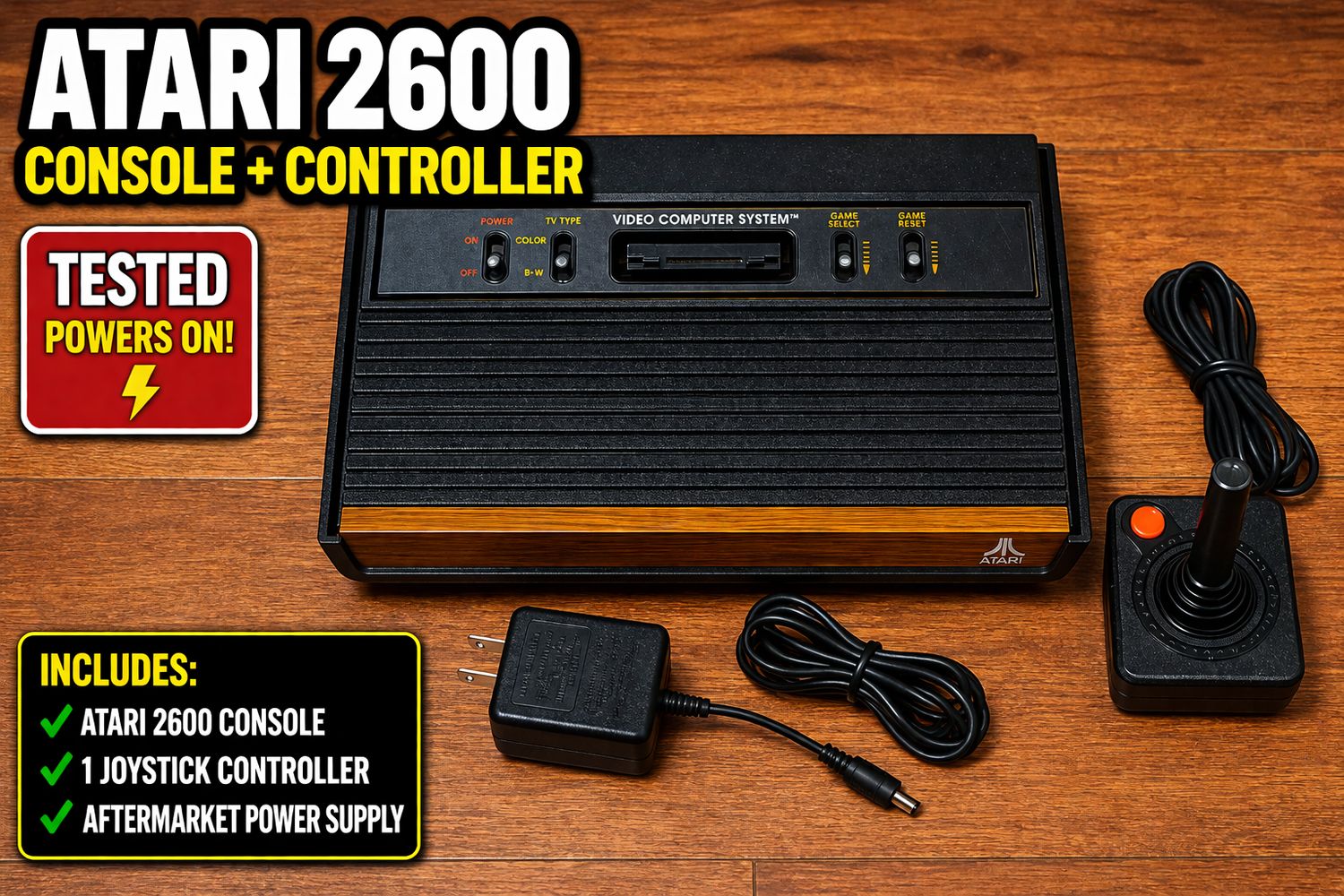 ATARI 2600 W/ CONTROLLER 3529