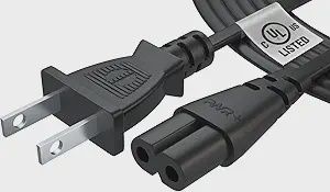 2 PRONG POWER CABLE 1 METER