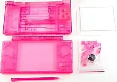 Cover Shell with Buttons for DSi NDSi Clear Pink
