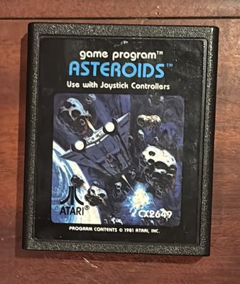 ASTEROIDS – Cartridge + Manual (Tested)