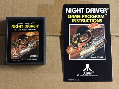 Night Driver Atari 2600
