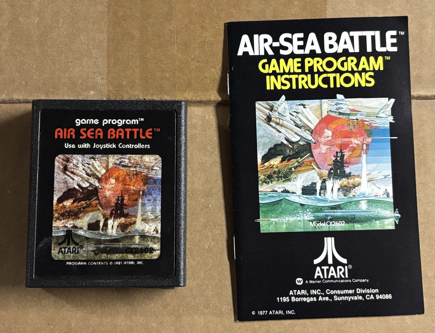 Air-Sea Battle CX2602 Atari 2600