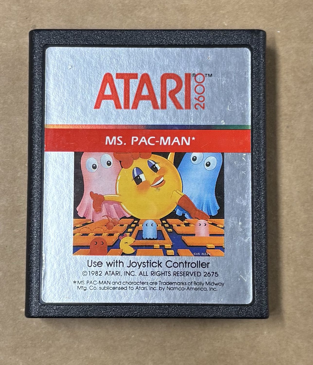 Atari 2600 Ms. Pac-Man Cartridge Tested