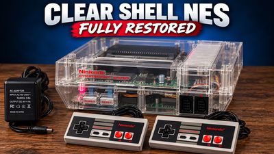 Nintendo NES-001 Fully Restored Clear Shell Console 5647