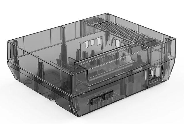 NES Replacement Shell Clear Black
