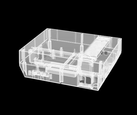 NES Replacement Shell Clear White