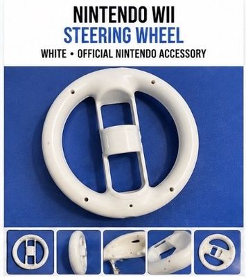 Nintendo Wii Racing Wheel Controller Attachment White Nintendo