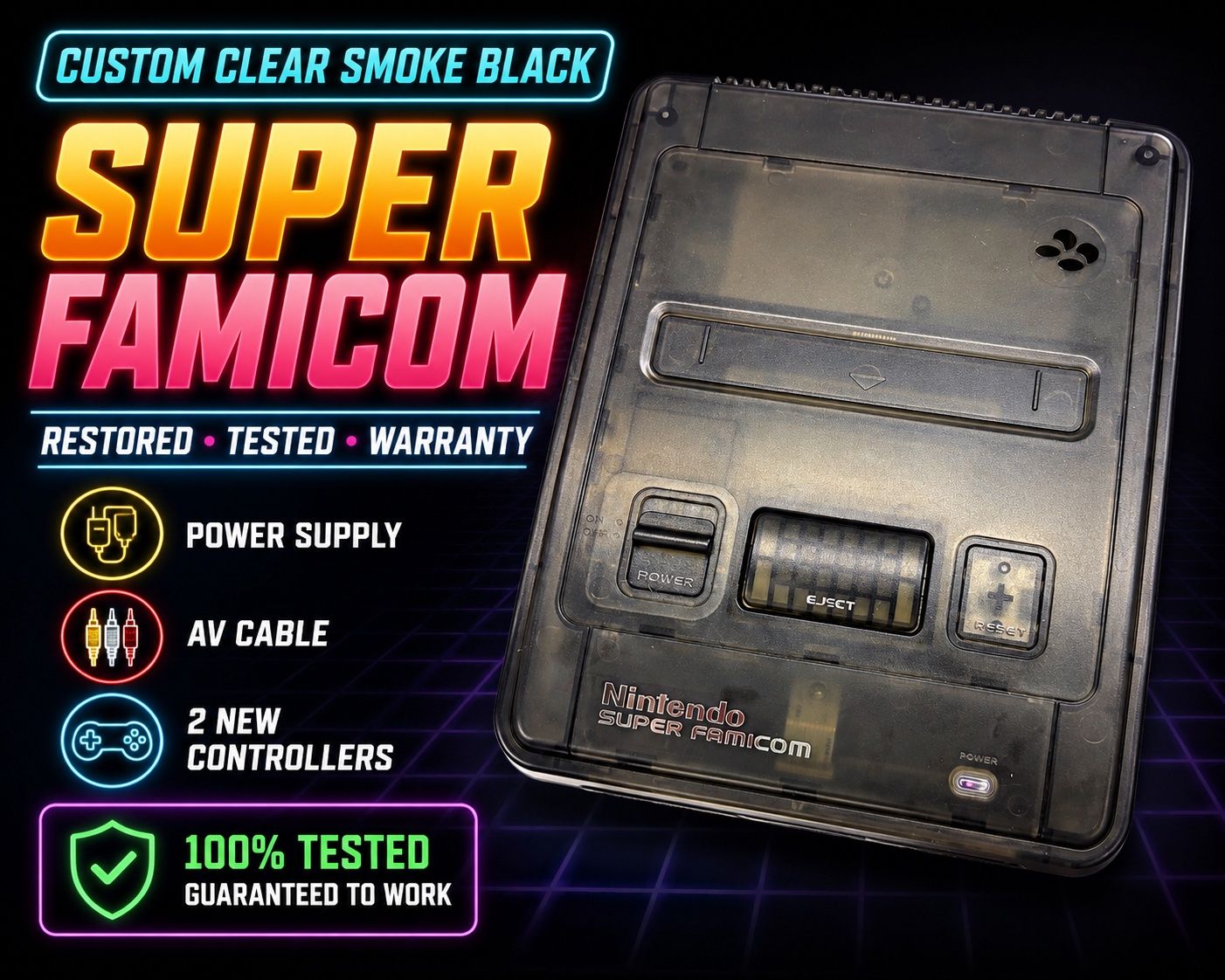 Restored Nintendo Super Famicom 6552