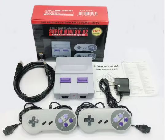 Portable Super Entertainment SNES 8-bit Game Console