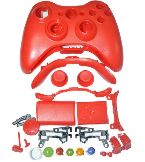 Xboxes 360 Controller Covering Kit Red