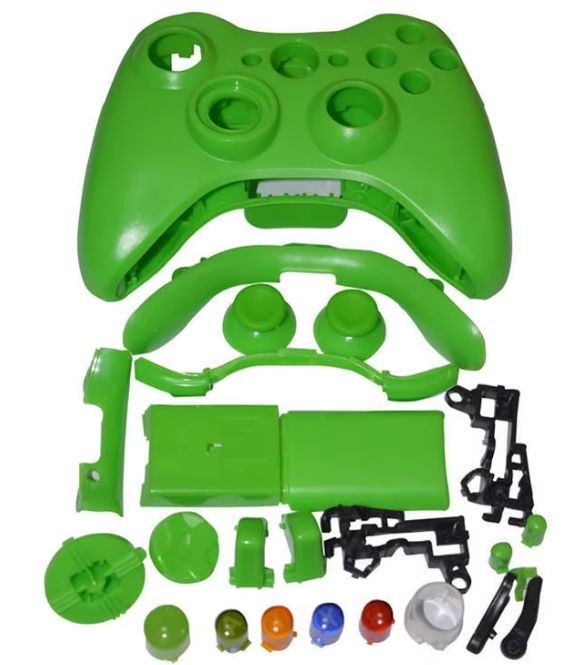 Xboxes 360 Controller Covering Kit Green