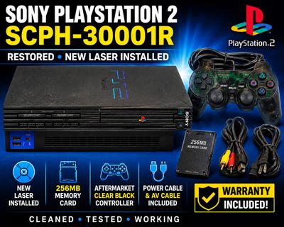 PlayStation 2 PS2 Fat SCPH-30001R Restored 13634