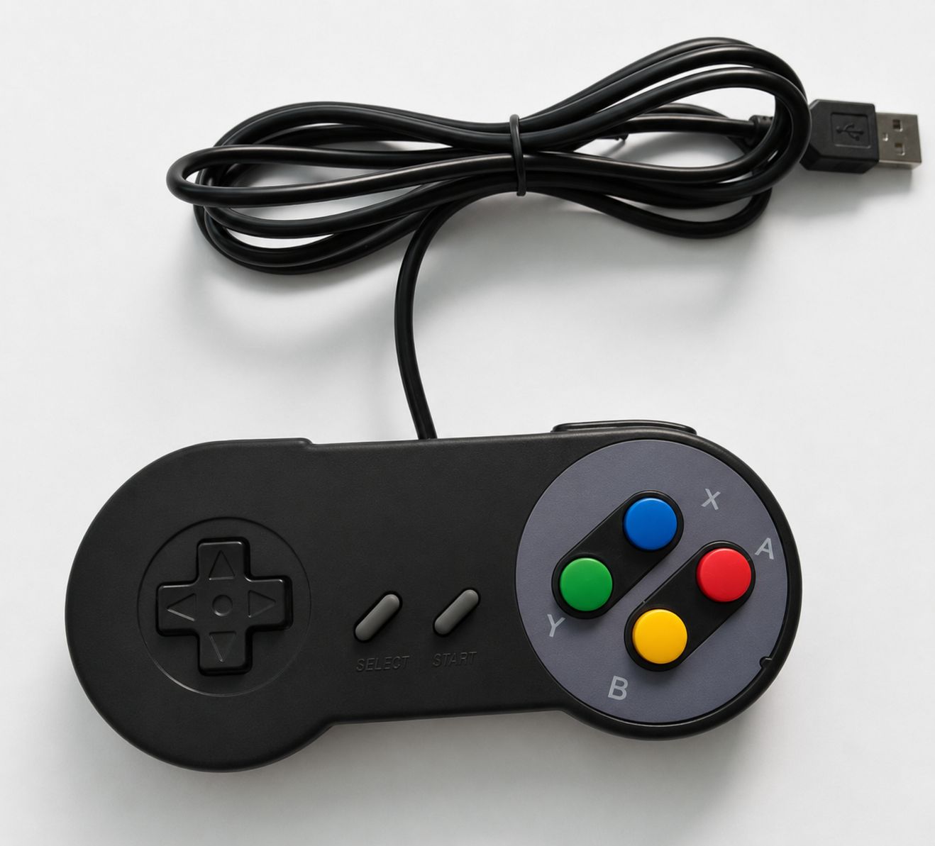SNES Controller USB Black