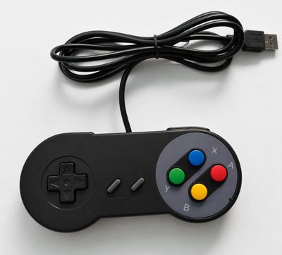 SNES Controller USB Black