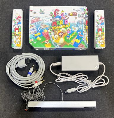 Custom Mario Nintendo Wii Console Bundle RVL-001 White 57459