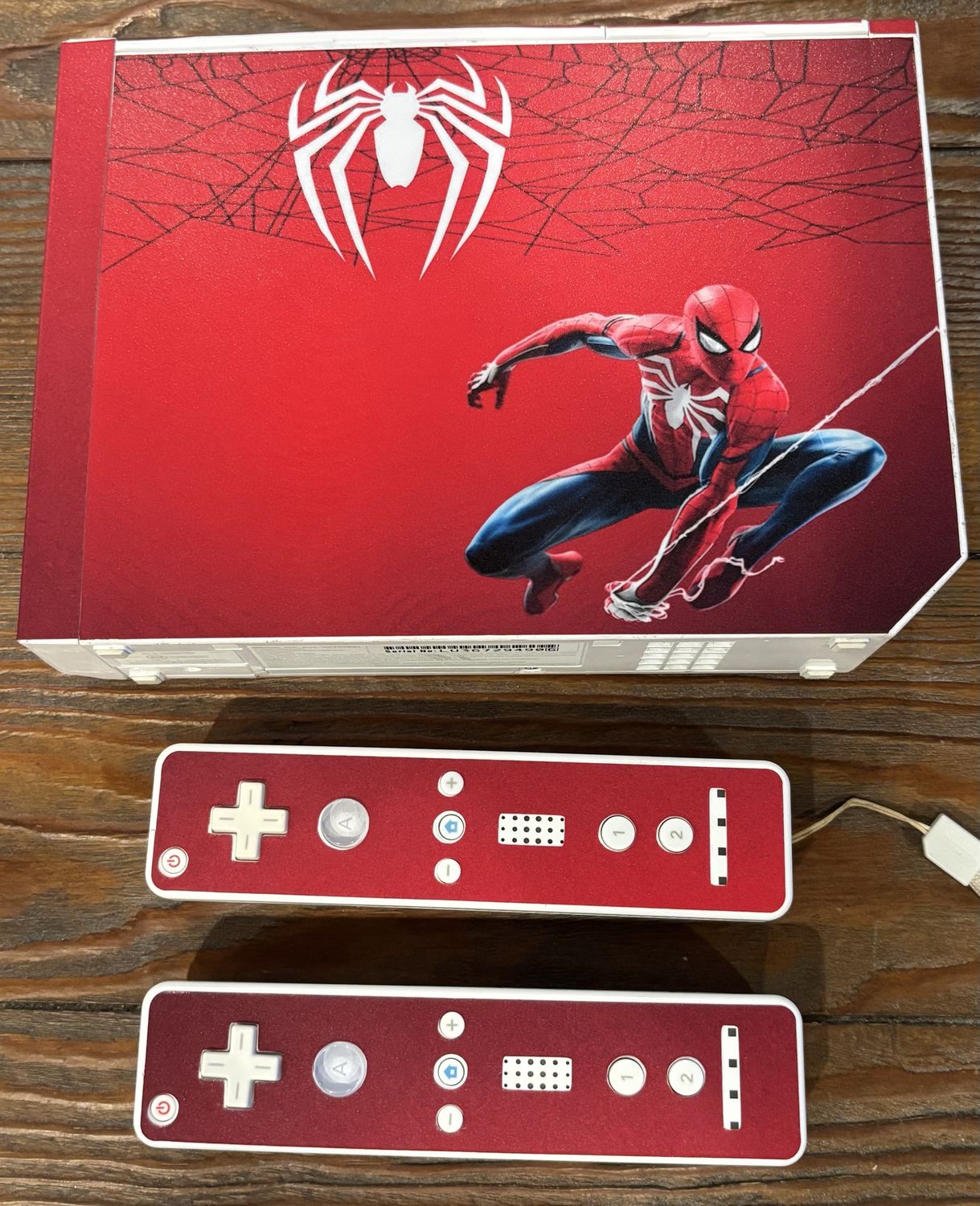Custom Spider-Man Nintendo Wii Bundle RVL-001 94906