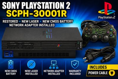 PlayStation 2 PS2 Fat SCPH-30001R Restored 81689