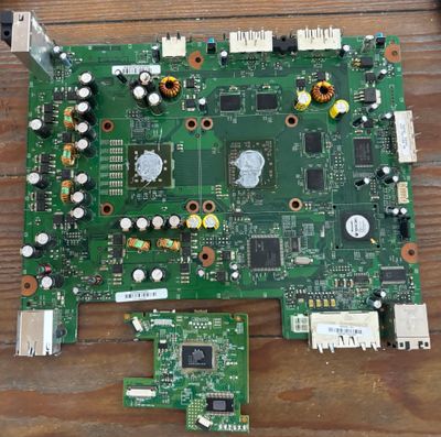 Xbox 360 Xenon Motherboard Non-HDMI + DVD Drive Board GPU Needs Reball Parts Repair 765007