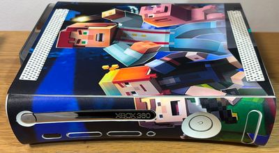 Xbox 360 Jasper 500GB Softmod Restored Minecraft Skin Controller 83 Games 692307