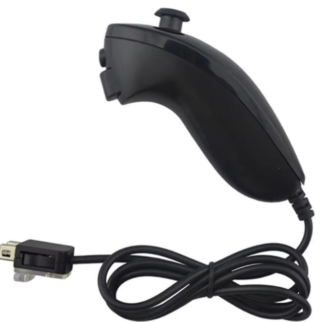 Nunchuck Controller Wired Black
