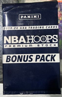 2019-20 Panini NBA Hoops Premium Stock Sealed Bonus Pack 3 Laser Parallels Zion RC
