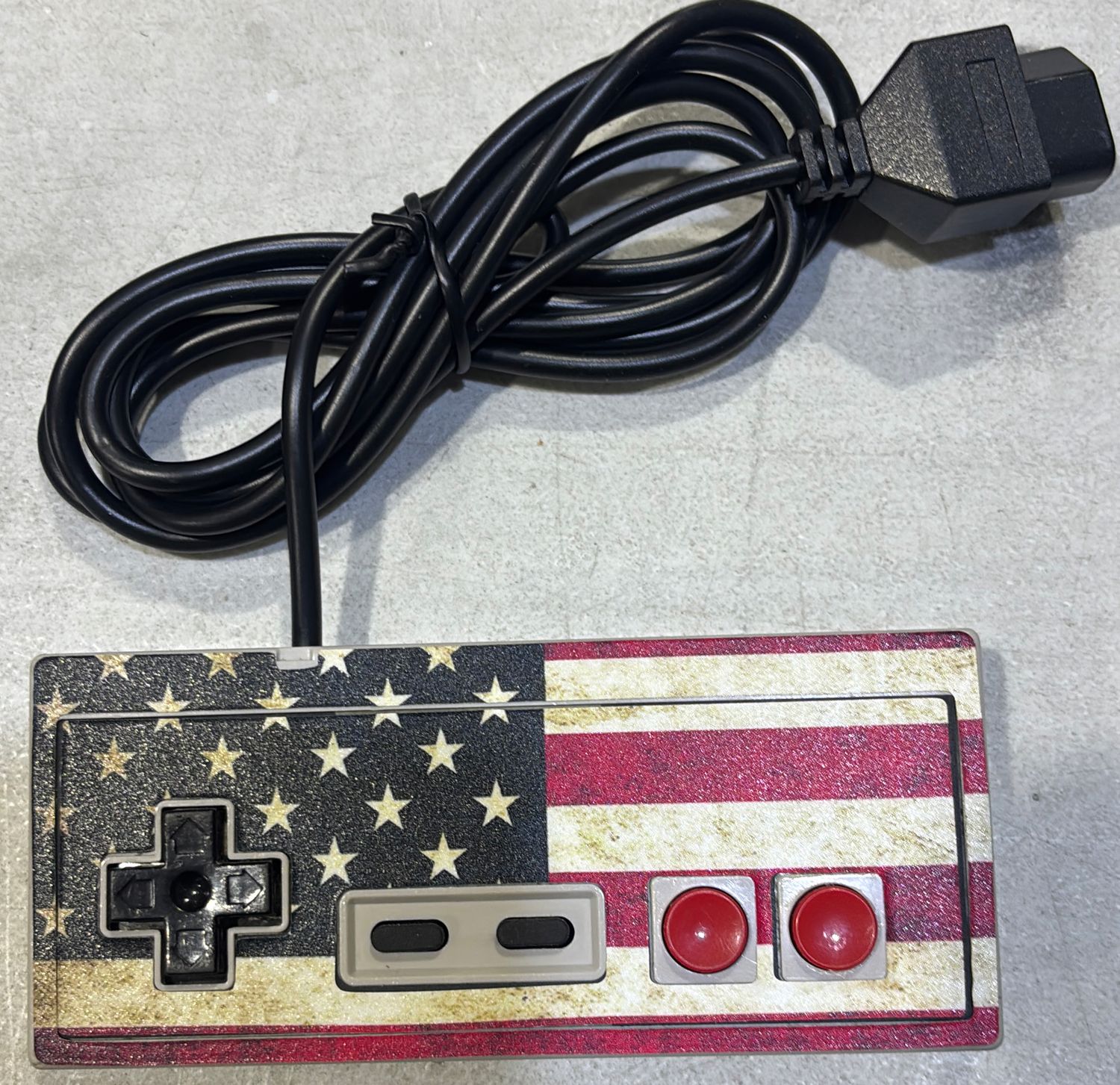 NES Controller Original NES-004 Skinned
