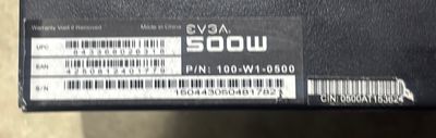 500W 80Plus Power Supply