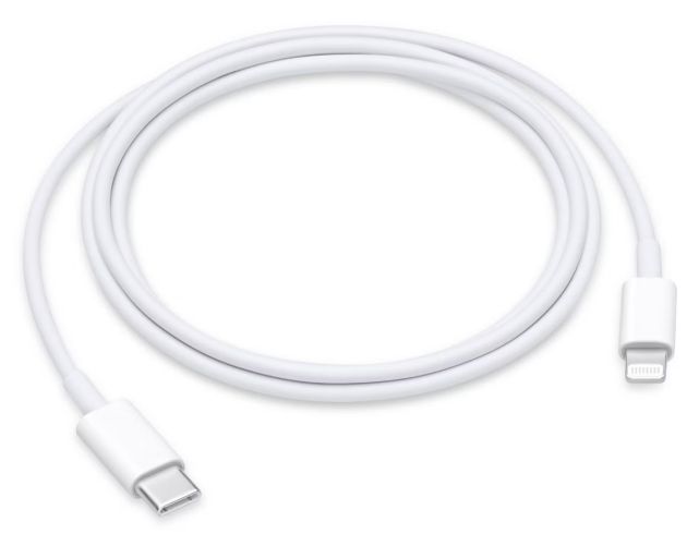 Apple MUQ93AM/A 3.3 Foot USB-C to Lightning Cable - White