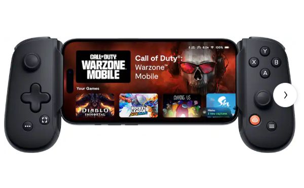Backbone BB02PWS One (Lightning) - Mobile Gaming Controller For iPhone, Black