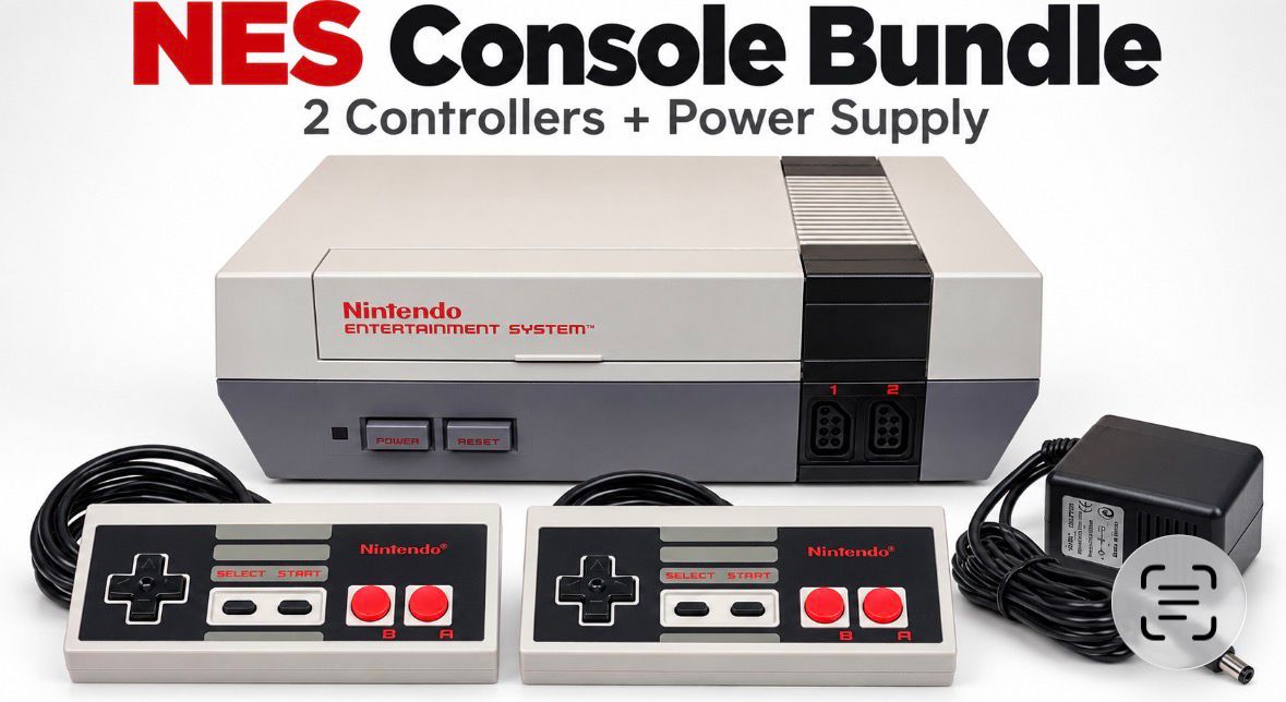 Nintendo NES-001 Renewed Original Gray Console N22333230