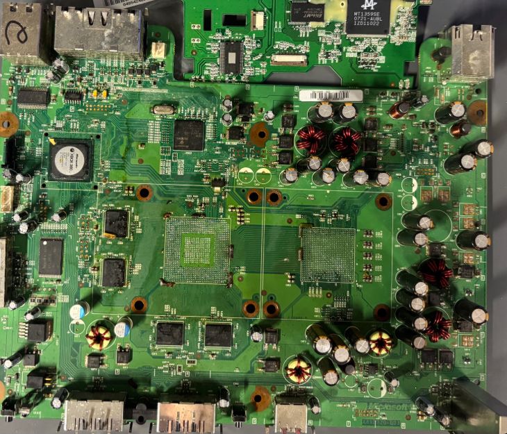 Xbox 360 Falcon HDMI Motherboard + DVD PCB E74 CPU GPU Removed Parts Repair