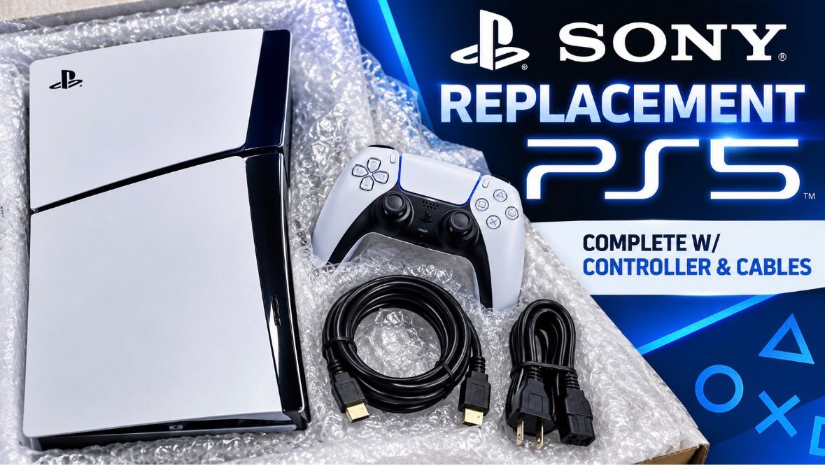 Sony PlayStation 5 Slim CFI-2015 Disc Edition 1TB – Sony Replacement Console