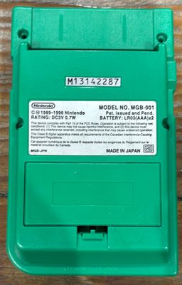 Gameboy Pocket Green M13142287