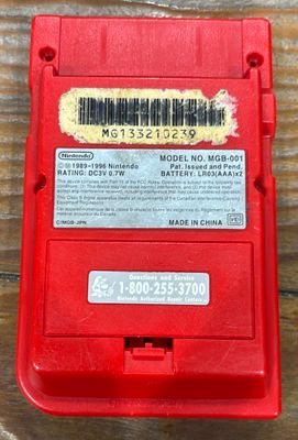 Gameboy Pocket Red  MG133210239