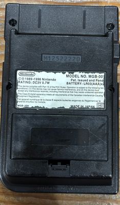 Gameboy Pocket Black 2220