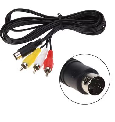 Sega Genesis 9 Pin RCA Cable