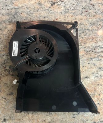 Sony PS3 Slim CECH-3001A OEM Nidec Cooling Fan &amp; Air Duct Shroud Assembly