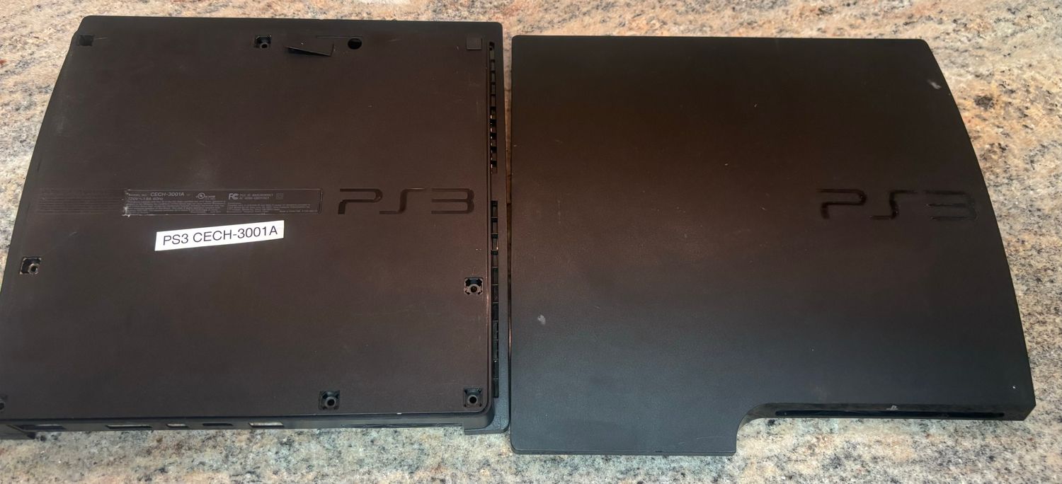Sony PS3 Slim CECH-3001A OEM Replacement Shell Housing Case Top Bottom